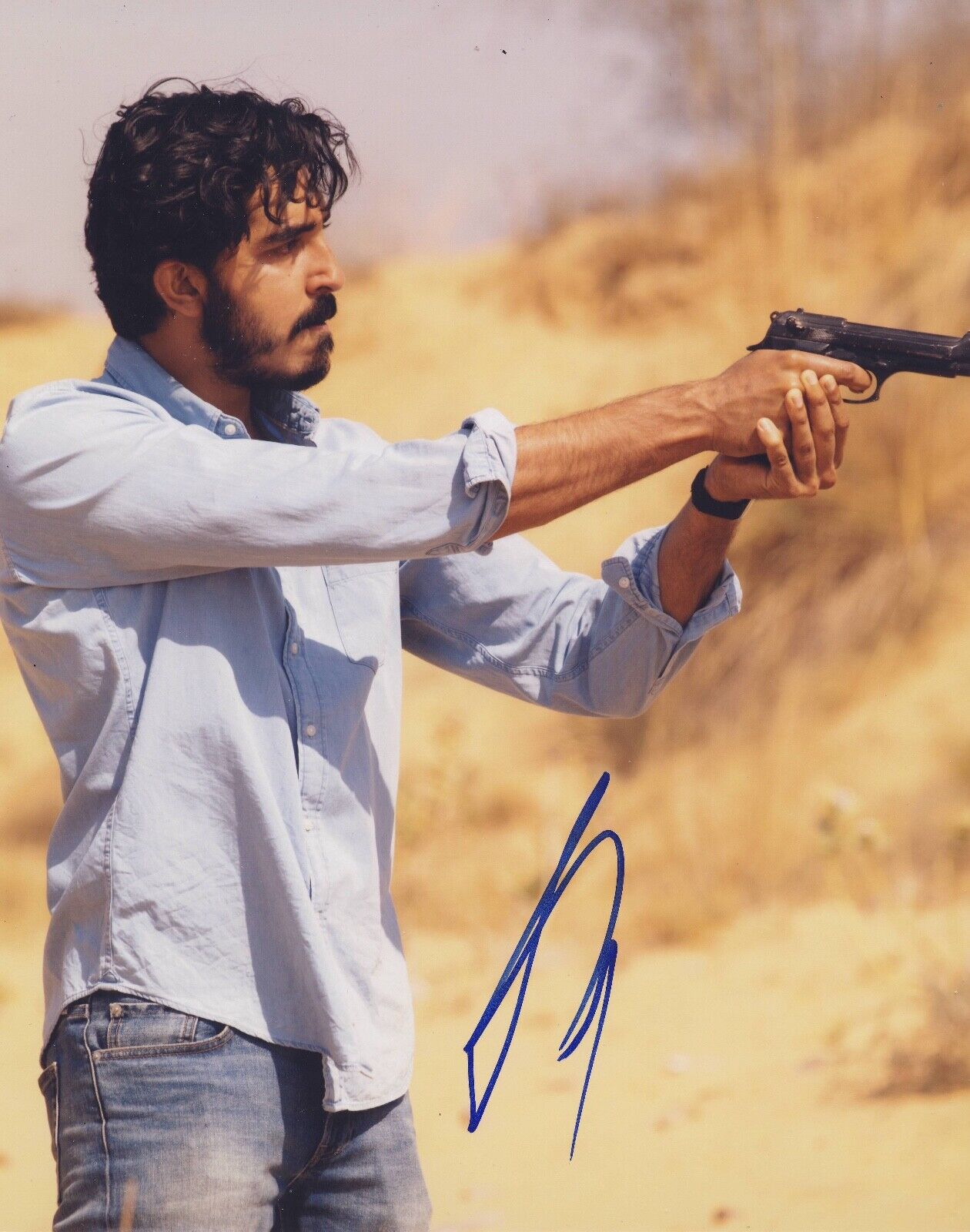 Dev Patel Autograph Signed 10x8 Photo Poster painting AFTAL [B3817]