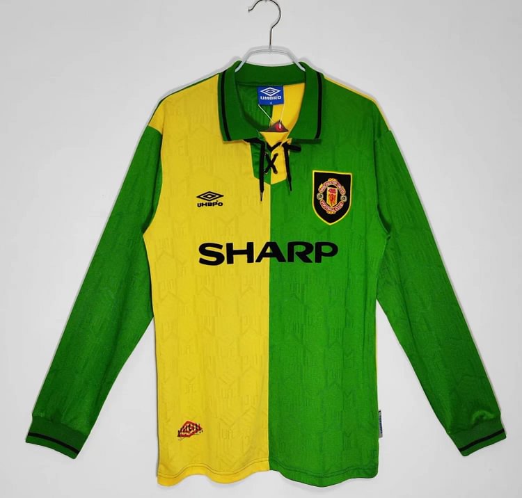 1992/1994 Manchester United third away long-sleeved retro jersey