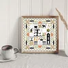 (Counted/Stamped) 14CT Halloween-Cross Stitch 28*28cm/11.02*11.02in(Brand)
