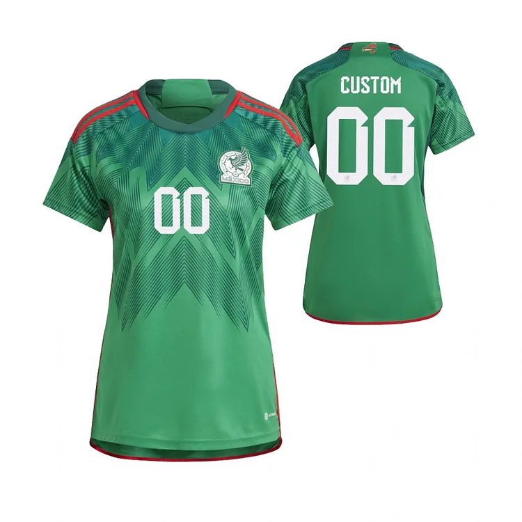 Frauen Mexico Home Trikot WM 2022 ( Aufdruck Dein Name )