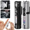 LED Tactical Flashlight with Hat Clip Super Bright Flashlight for Hiking Outdoor