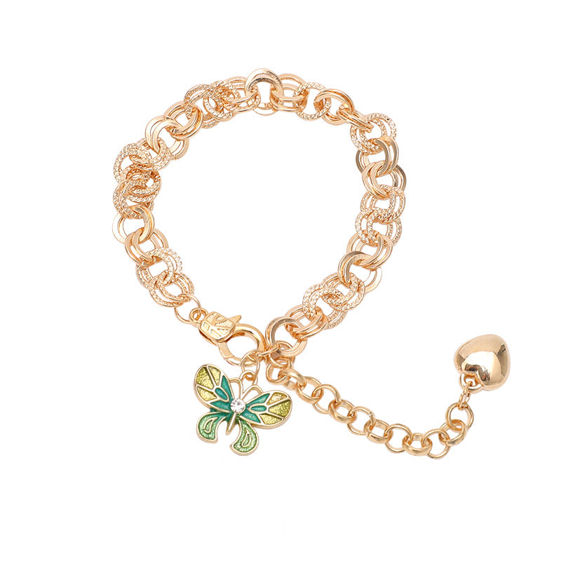 Women Chinese Zodiac Animal Alloy Electroplating Bracelets