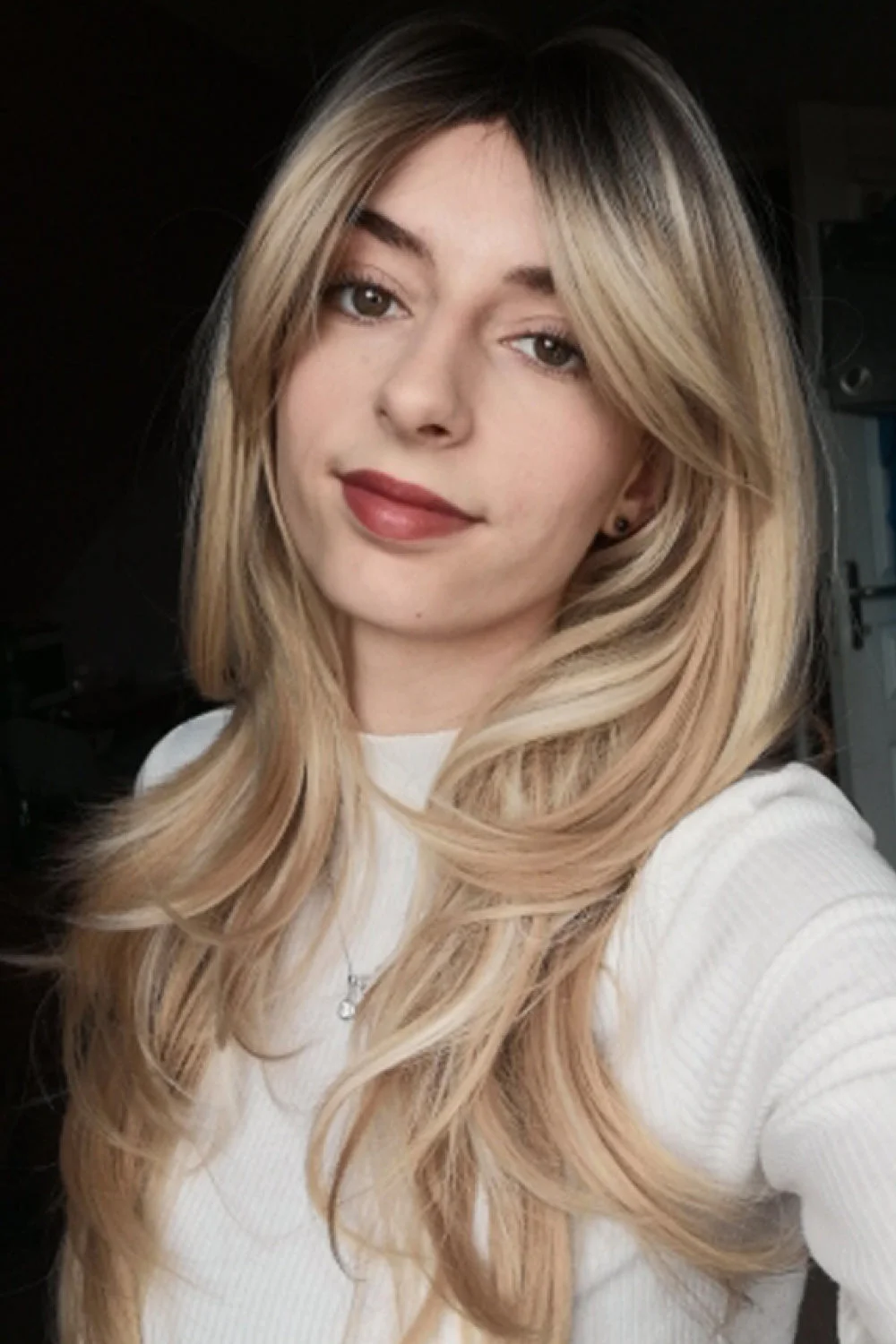 90s lob Mid-Length Wave Synthetic Wigs 24''