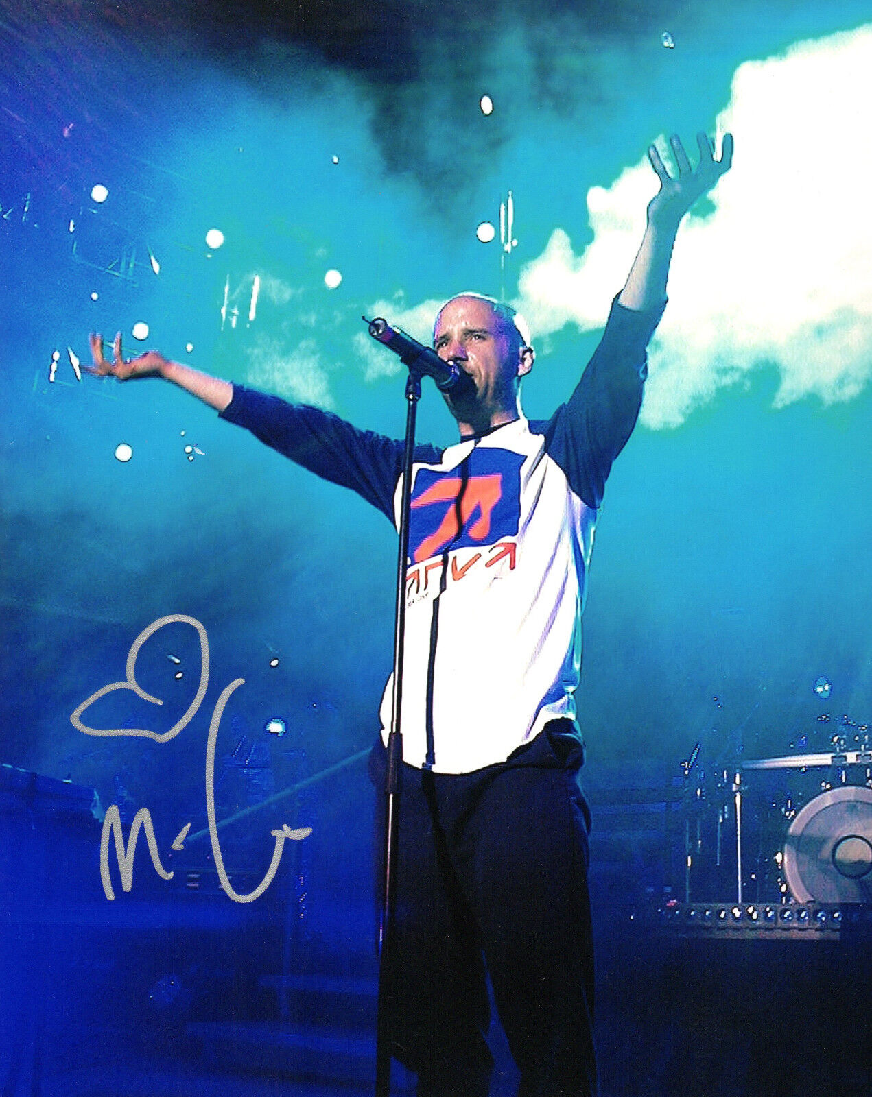 GFA Electronic Rock Star * MOBY * Signed 8x10 Photo Poster painting AD2 PROOF COA