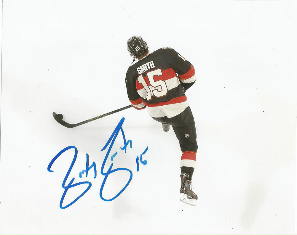 Ottawa Senators Zack Smith Signed Autographed 8x10 Photo Poster painting COA B