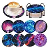 8pcs DIY Galactic System Diamond Painting Acrylic Coasters