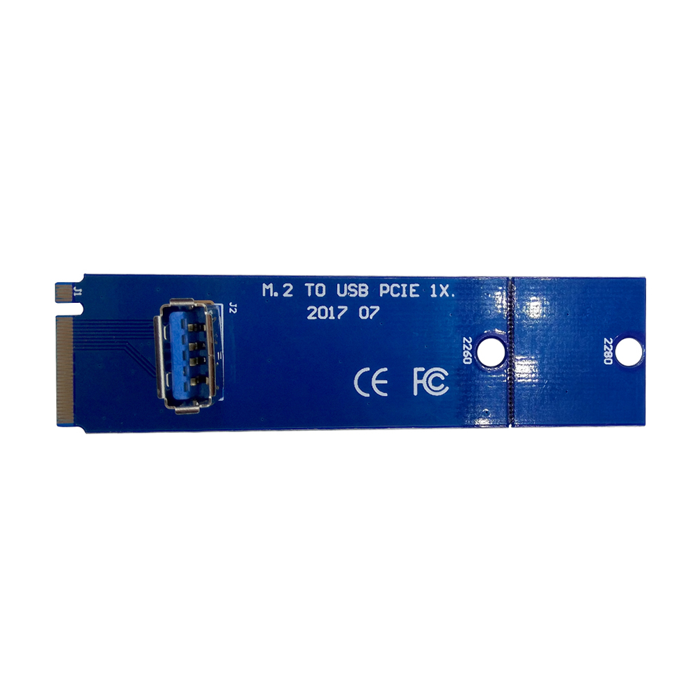 

M.2 NGFF to USB 3.0 Female Adapter Converter for Mining PCIe X16 Riser Card, 501 Original