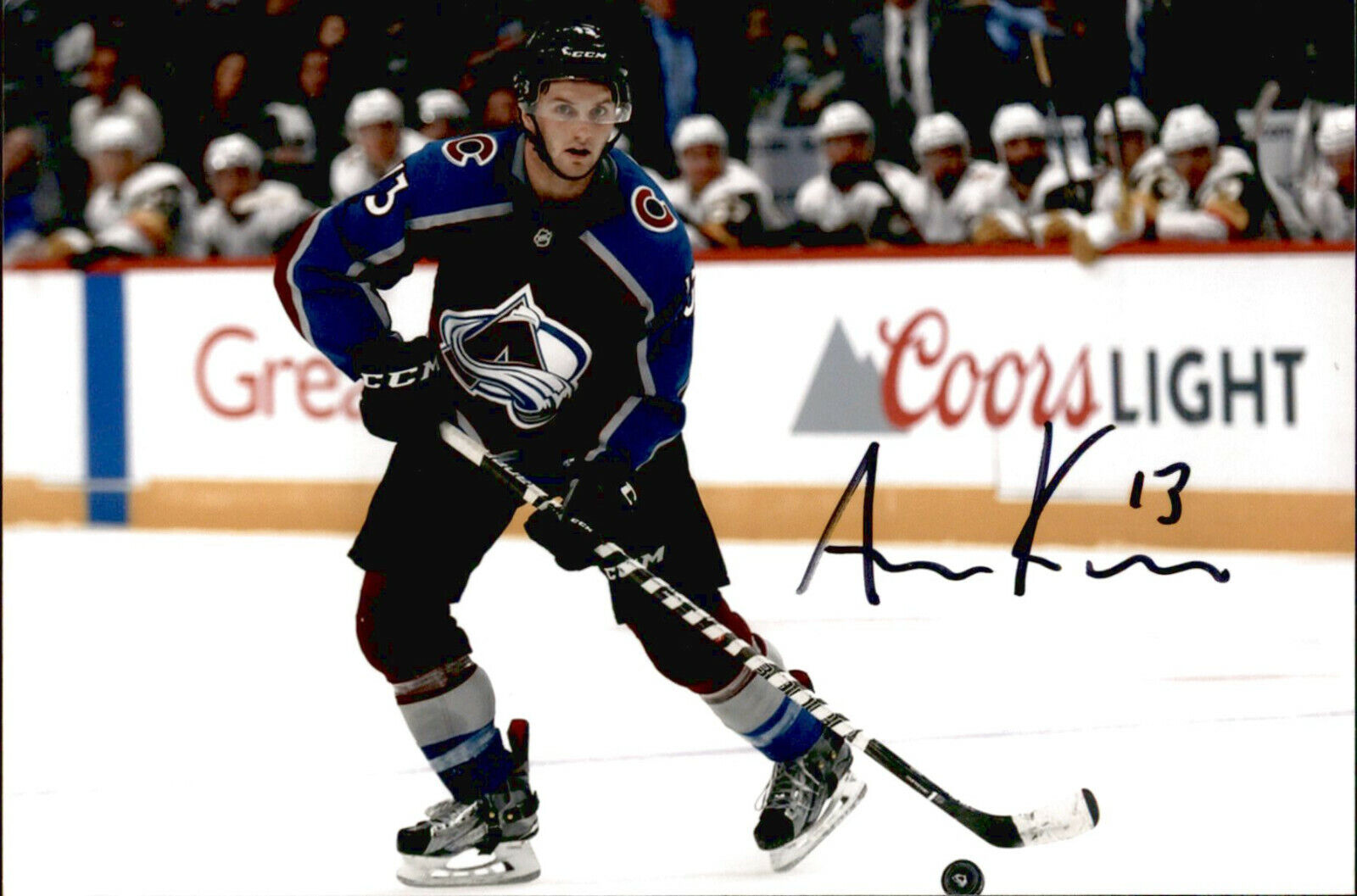 Alexander Alex Kerfoot SIGNED autographed 4x6 Photo Poster painting COLORADO AVALANCHE #2