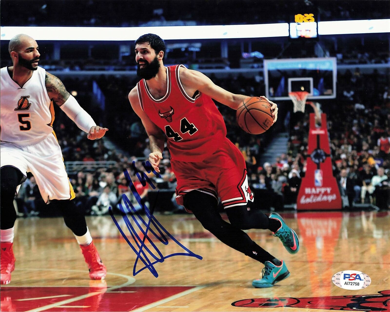 Nikola Mirotic signed 8x10 Photo Poster painting PSA/DNA Chicago Bulls Autographed Bucks