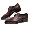 Luxury Mens Dress Shoes Genuine Leather