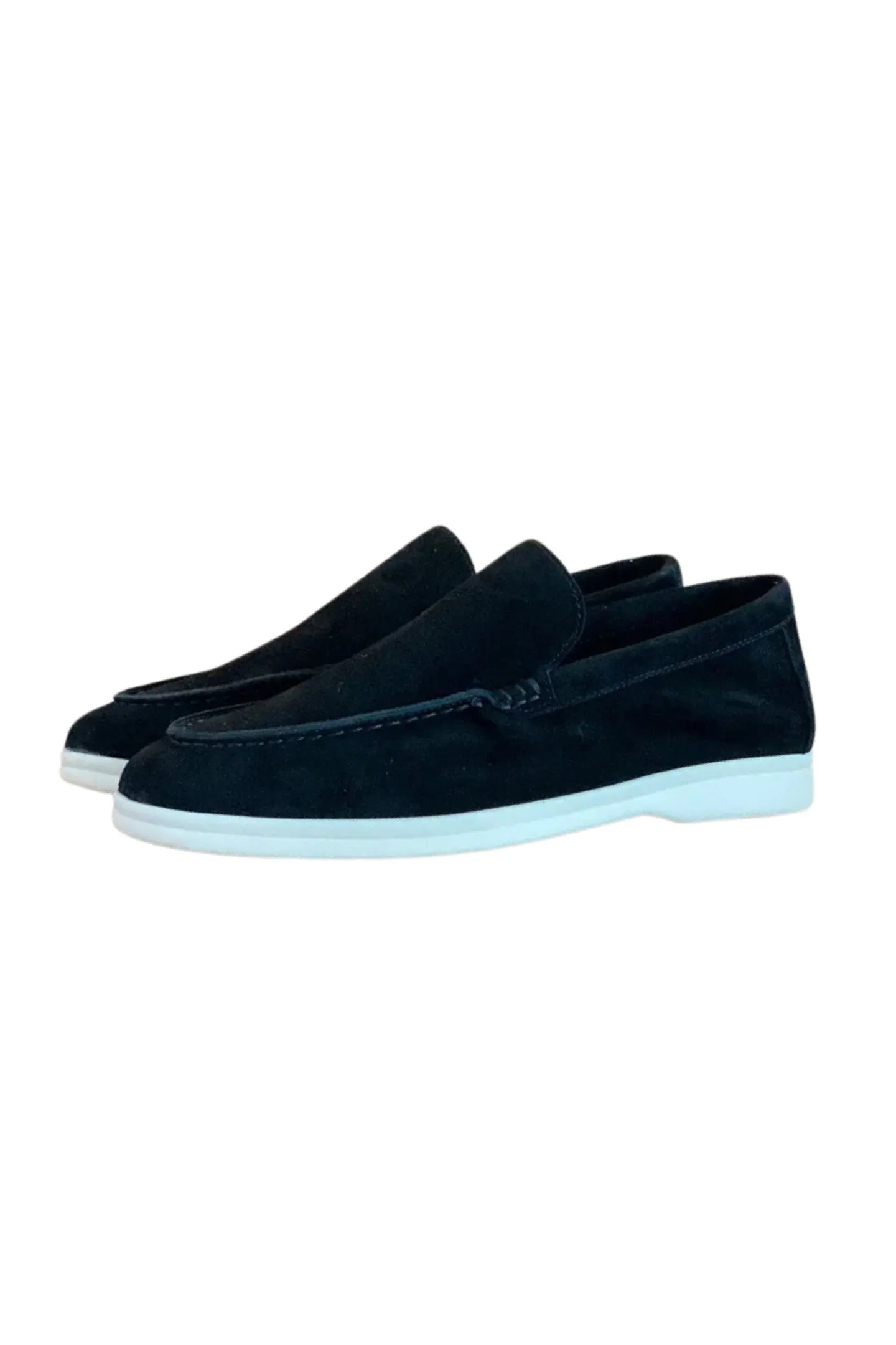 Men's Suede Loafers &ndash; Cushioned Slip-On Smart Casual Shoes