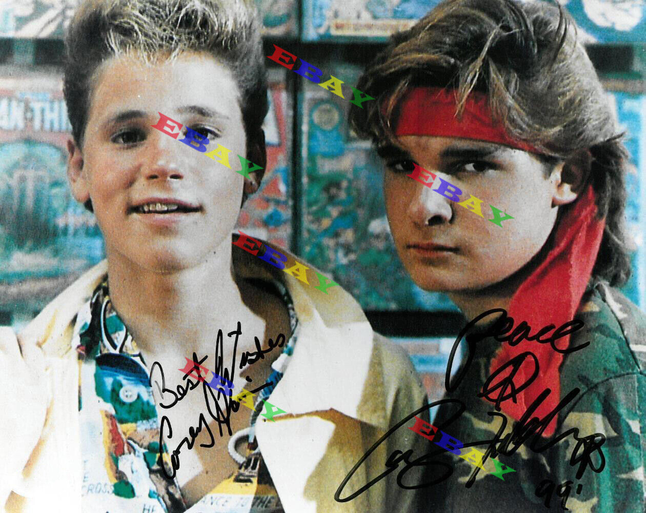 Corey Haim Corey Feldman Autographed Signed 8x10 Photo Poster painting Reprint