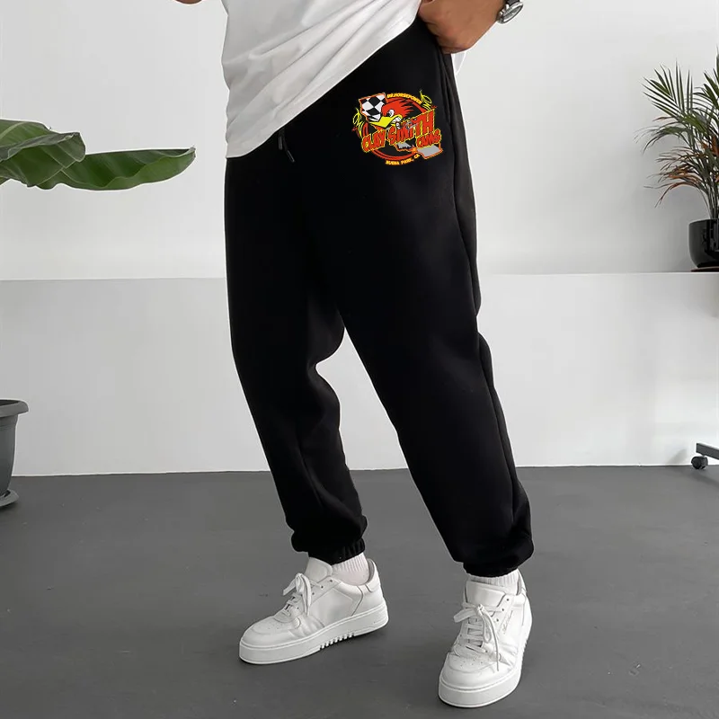 CLAM SMITH CAMS Hot Rod Bird Print Men's Sweatpants