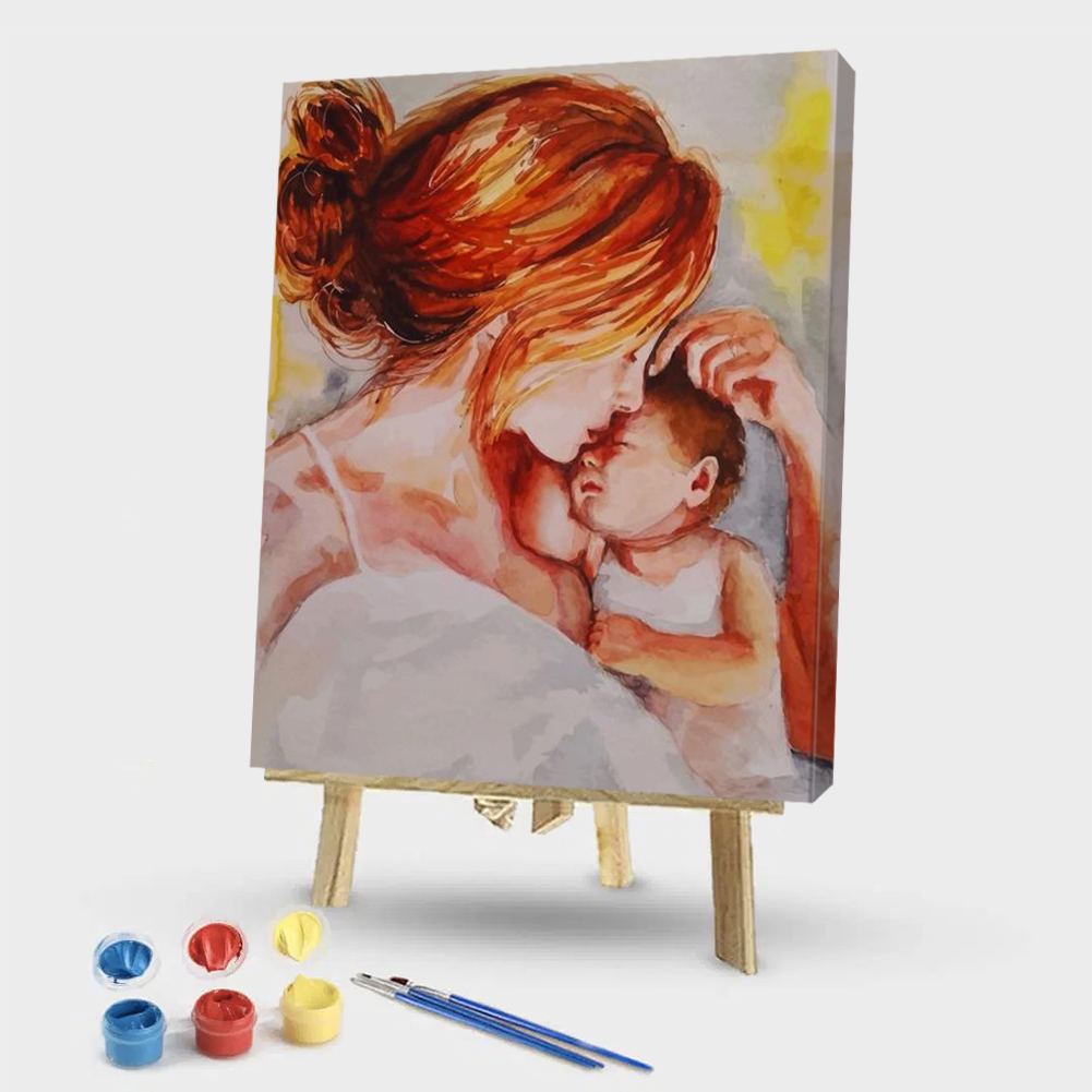 

40*50CM Paint By Numbers - Mother and Son, 501 Original