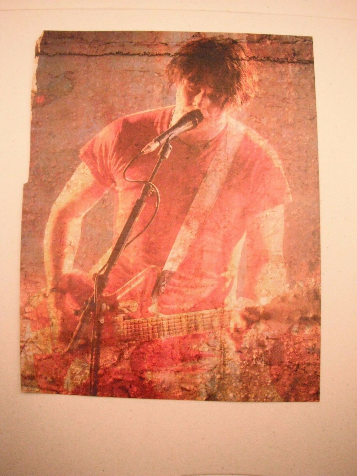 Jack White Stripes Guitarist 12x9 Coffee Table Book Photo Poster painting Page