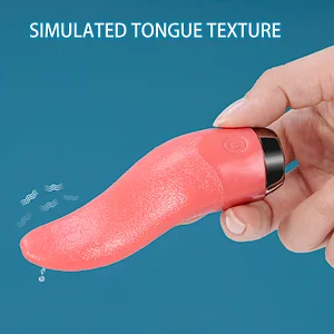 10-Mode Realistic Tongue Vibrator – Soft Silicone Clitoral & G-Spot Stimulator