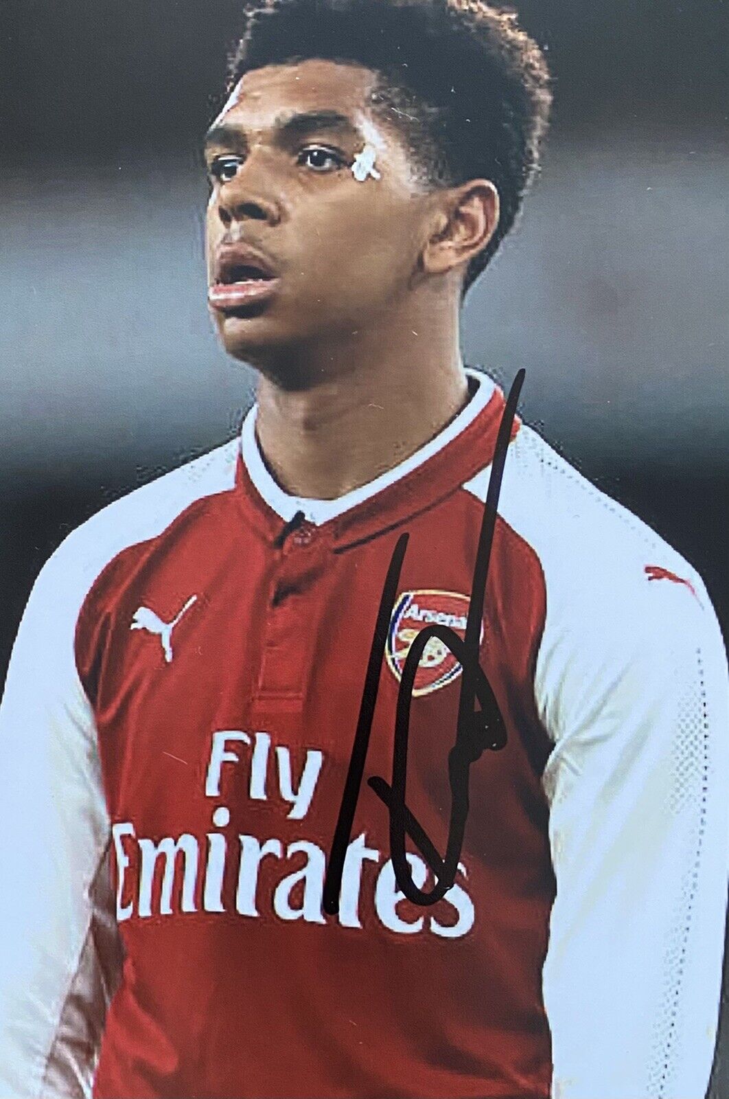 Tyreece John-Jules Genuine Hand Signed Arsenal 6X4 Photo Poster painting