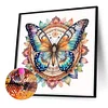 >SALE<5D DIY Full Round Drill Diamond Painting Flower Butterfly Kit Home Decor 40x40cm