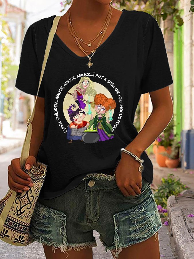 I Put A Spell On You The Sanderson Sisters Print T-Shirt