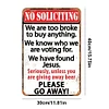 No Soliciting - Vintage Metal Signs - 20*30cm/30*40cm - Warning