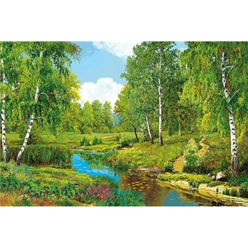 Diamond Painting - Full Round/Square Drill - Countryside View(30*40 - 50*60cm)