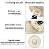 USB Powered Car Fan for Backseat 3 Speeds and 300 Degree Adjustable Vehicle Rear Headrest Fan for Universal Cars SUV Sedan Trucks