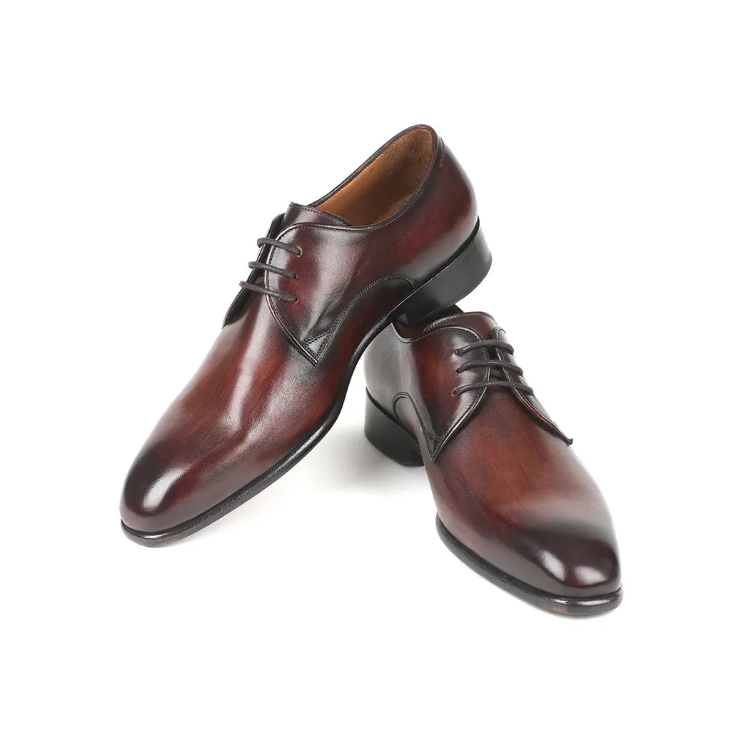 Gentlemen's Classic Oxford Shoes Lace Up Formal Dark Brown Business Lather Shoes