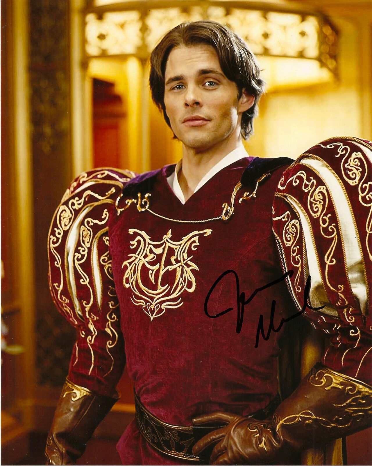 Enchanted James Marsden Autographed Signed 8x10 Photo Poster painting COA PROOF