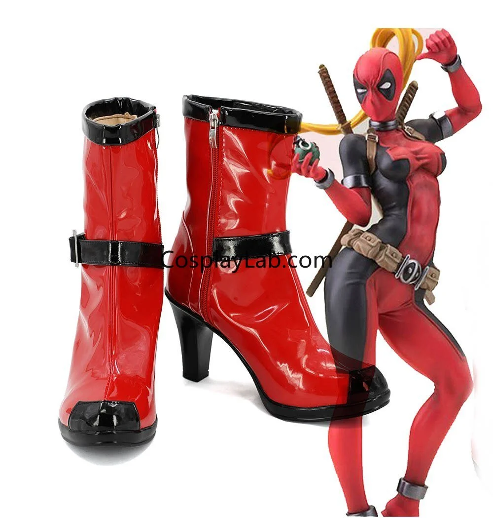 Deadpool Wade Wilson Cosplay Shoes