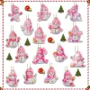 16pcs DIY Diamond Painting Keychain  | snowman (Single Side)