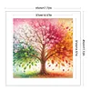 Four Seasons Tree-11CT Stamped Cross Stitch 45*45cm/17.72*17.72in