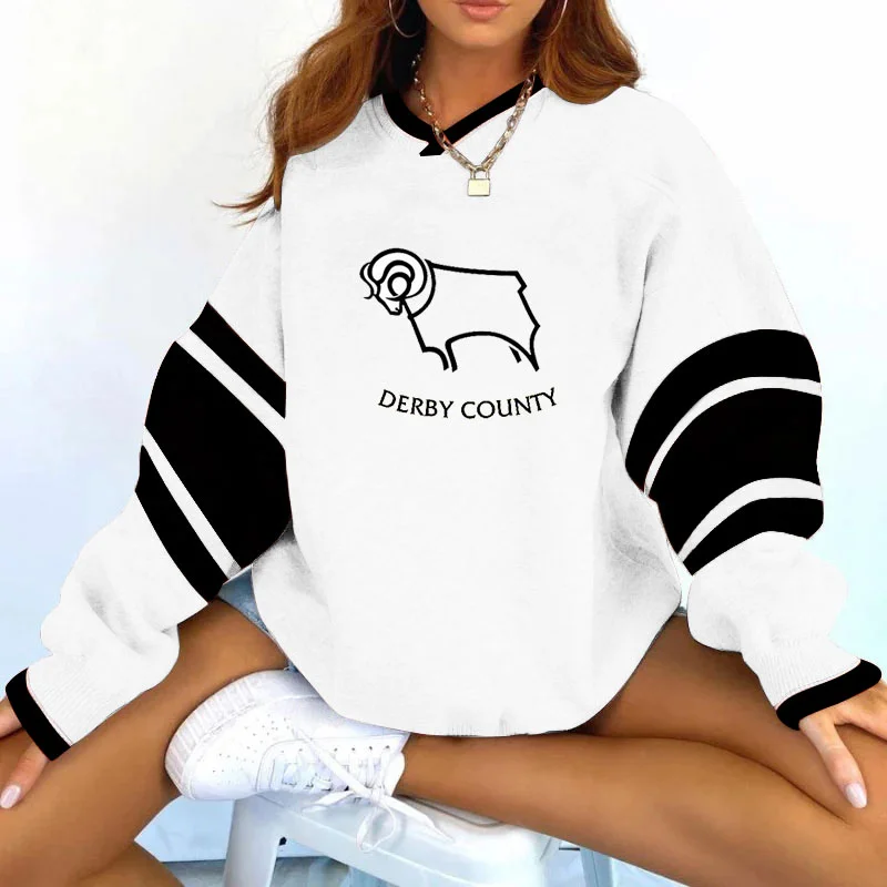 Women's Support DC Football Print Sweatshirt