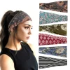 Floral Printed Elastic Hair Head Bands