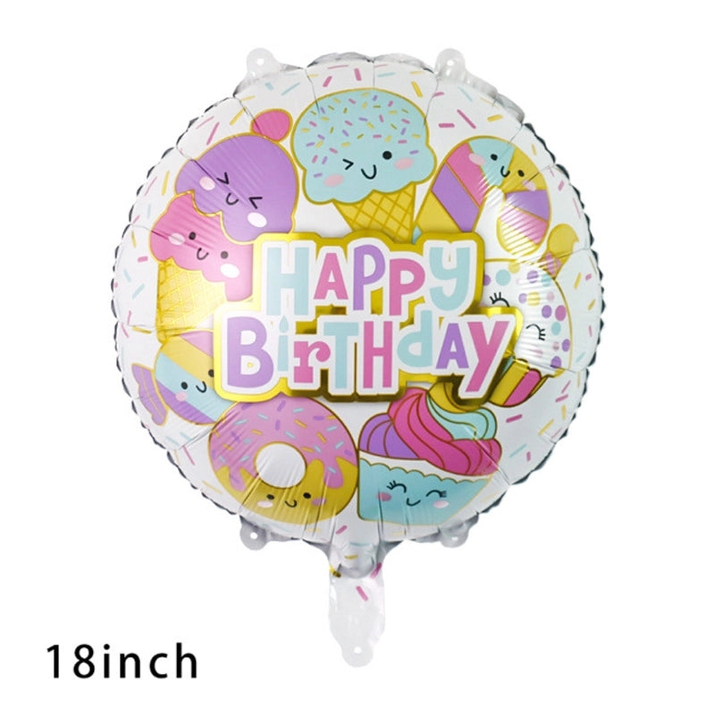 50 Pieces Birthday Letter Aluminum Film Party Balloons 1 Piece