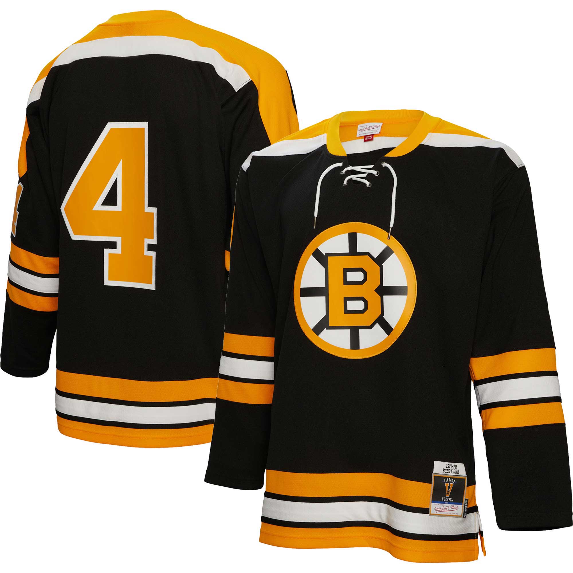 Bobby Orr Boston Bruins Mitchell & Ness Big & Tall 1971 Blue Line  Jersey – Black mysite