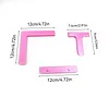 3pcs/set Diamond Painting Alignment Tool - Horizontal Ruler, Right-Angle Ruler, And Pusher Tool Set