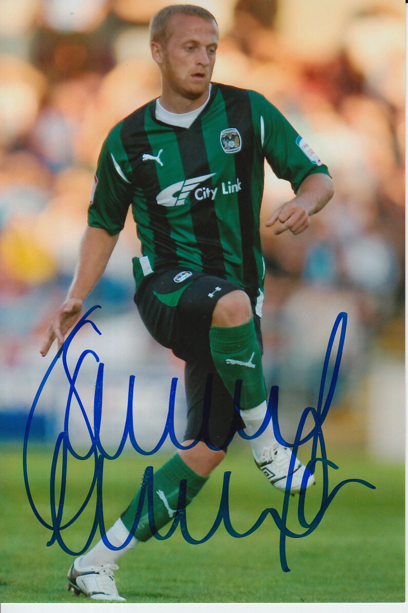 COVENTRY CITY HAND SIGNED SAMMY CLINGAN 6X4 Photo Poster painting.