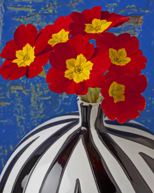 

Primrose Flowers – Paint By Numbers - 40*50CM, 501 Original