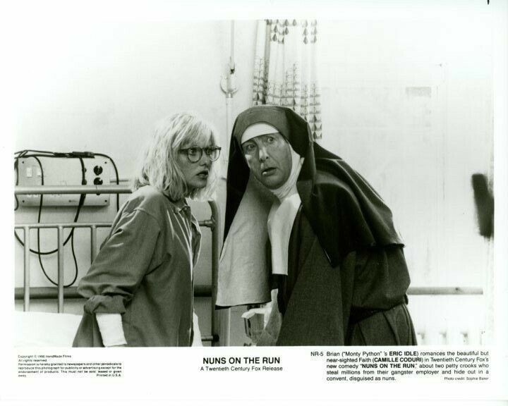 Camille Coduri Eric Idle Nuns on the Run Original Press 8X10 Photo Poster painting