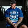 &ldquo;i Don't Believe In Magic, I Believe In Workouts Printed T-shirt&rdquo; by Inlyline