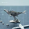 Humpback Whale Mini Sculpture,Collectible Metal Desk Ornament