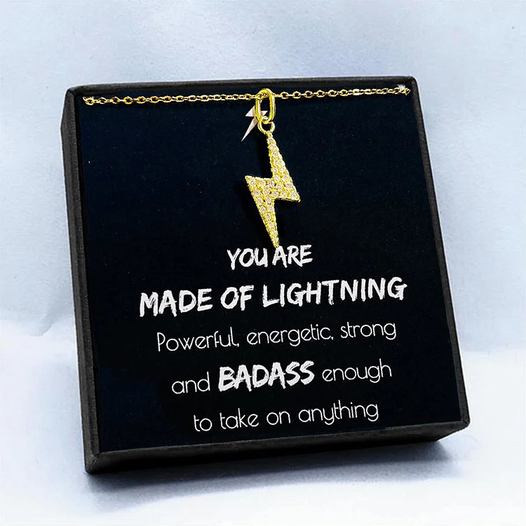 S925 You are Made of Lightning Necklace