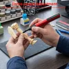 Electric Reciprocating Sander With 8pcs Sanding Head Handheld Reciprocating Polishing Tool for Crafts Miniatures Jewelry Woodworking