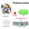 (US Only)Acrylic 2D Flat Sailing Bear DIY Table Top Diamond Painting Ornament Kits