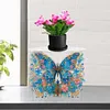 Porte-plante fleur papillon acrylique - 5d bricolage d&eacute;coration