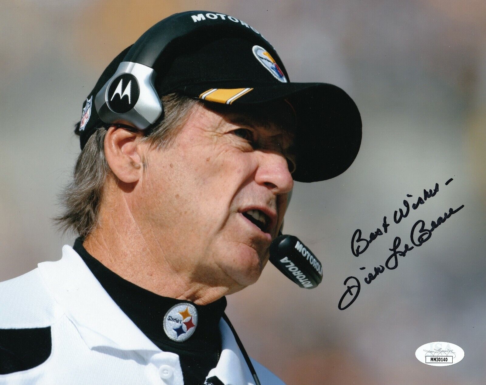 Dick LeBeau REAL hand SIGNED Photo Poster painting #2 JSA COA Autographed NFL Football Steelers