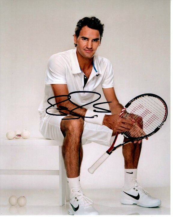 ROGER FEDERER signed autographed 8x10 TENNIS Photo Poster painting