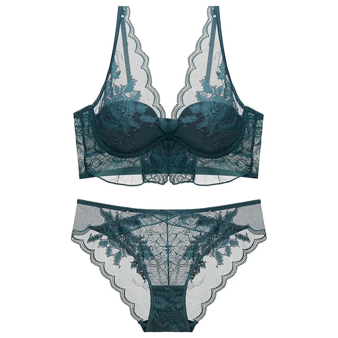 Billionm sexy push up adjustable lace underwear accept supernumerary breast bra thickening bra set high quality lingerie sets