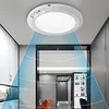 Rechargeable Ceiling Light with Remote Control Motion Sensor Battery Operated Lights for Shower Pantry Shed Hallway Porch Garage Stairs