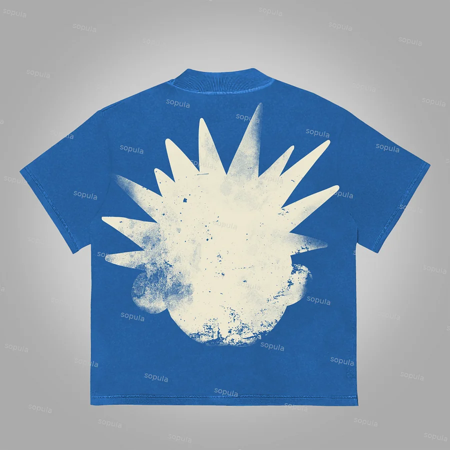 Sopula The Brain Explodes Print Cotton T-Shirt
